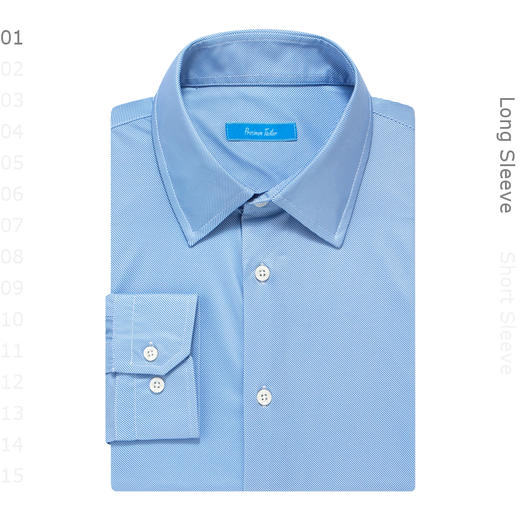 好动衬衫[蓝色斜纹] 商品图0