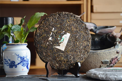 2014年布朗山普洱生茶，净重量357克 商品图1