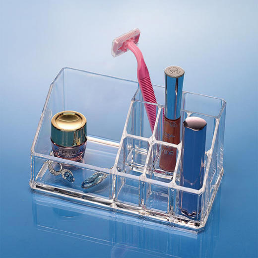 【收纳盒】。创意礼品收纳盒组合套装透明化妆盒塑料盒 商品图0