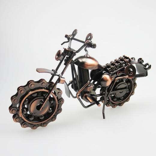 【家居摆件】金属工艺品摆件家居饰品 大号铁艺摩托车模型 创意礼品 商品图1