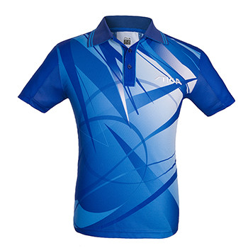 斯帝卡stigaca23121蓝色短袖斯蒂卡专业转移印花比赛t恤短半袖袖运动