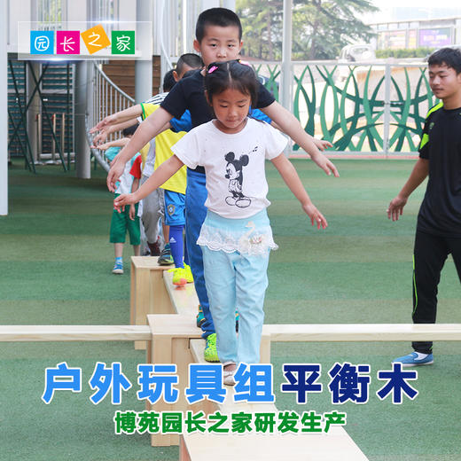 博苑园长之家幼儿园户外玩具攀爬架炭烧梯组合平衡木户外运动 商品图1