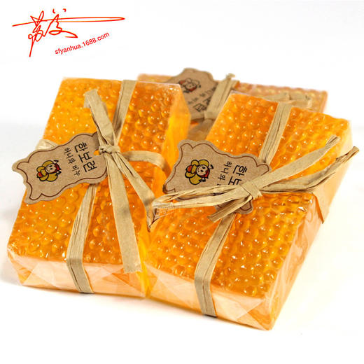 【手工皂】蜂蜜蜂胶精油皂 韩式嫩肤保湿控油洁面手工皂香皂 商品图1