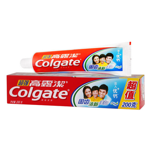 【牙膏】高露洁牙膏超强固齿清新 防蛀牙膏清新口气 注入优钙 商品图0