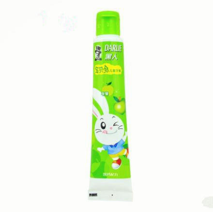 【牙膏】。黑人 牙膏宝贝兔 苹果香型 含钙配方 儿童牙膏 商品图1