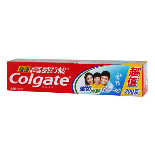【牙膏】高露洁牙膏超强固齿清新 防蛀牙膏清新口气 注入优钙 商品图1
