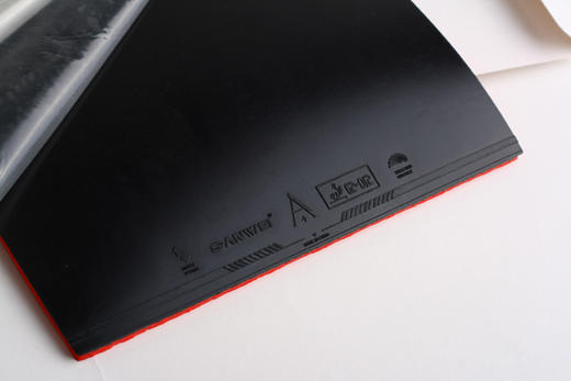 三维 A+暴力微软 高粘性反胶乒乓球套胶 白包装 商品图2