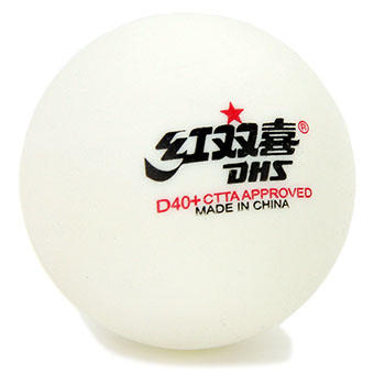 红双喜DHS 赛顶一星 40+有缝乒乓球（10只装） 商品图3