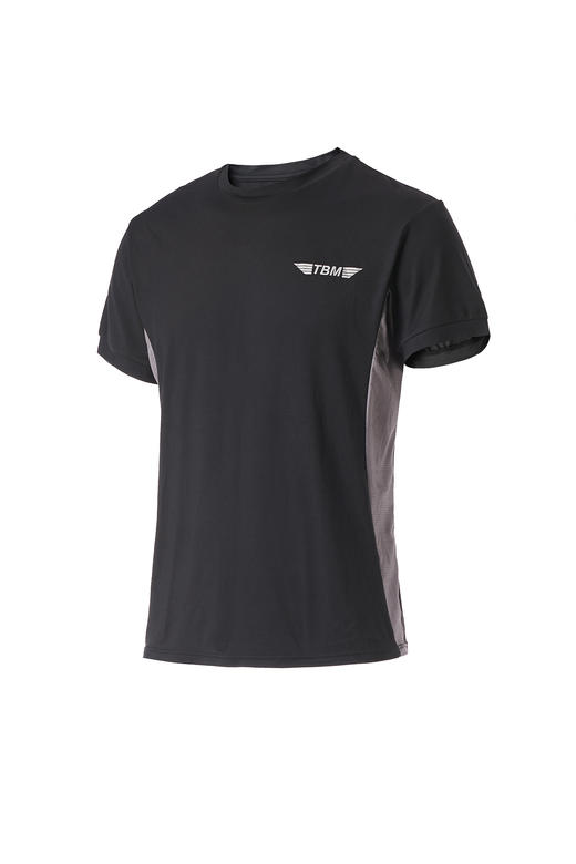 速干tee-进口面料-黑色-荧光logo 商品图0