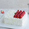 【蛋糕特惠专区 128元】榴恋草莓蛋糕 榴莲+草莓的完美结合 红与白的最佳搭配！2磅 （宜都） 商品缩略图1