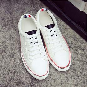 【服饰鞋包】春夏韩版小白鞋男鞋休闲学生鞋系带板鞋镂空透气单鞋