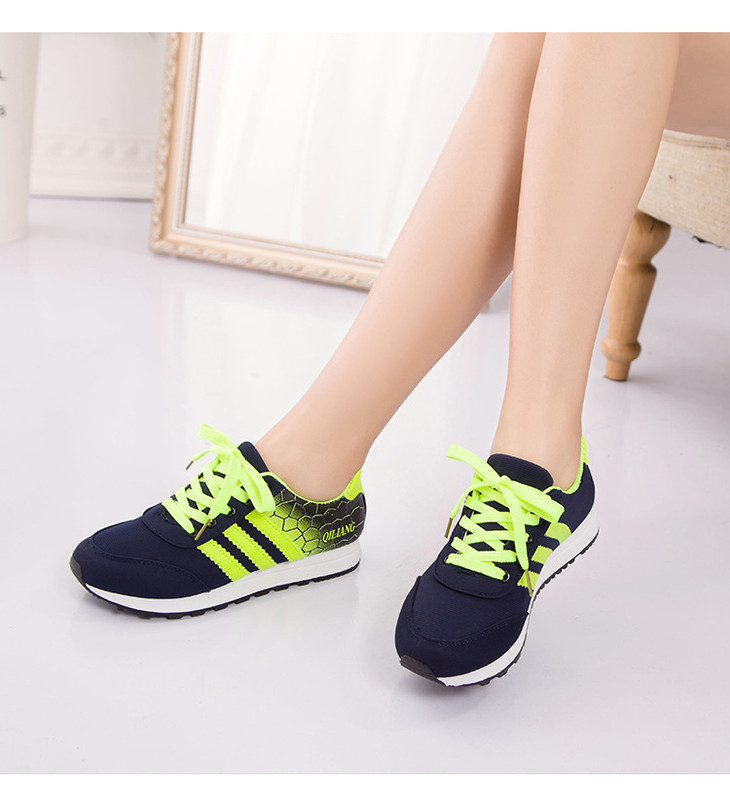 【女士运动鞋】春夏季女士休闲运动鞋韩版跑步鞋平底拼色时尚旅游鞋