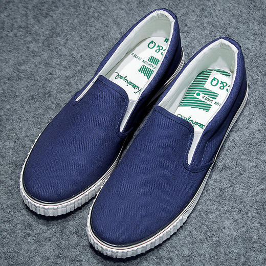 【服饰鞋包】新款夏季男士低帮帆布鞋男鞋子潮流懒人鞋一脚蹬学生板鞋休闲布鞋 商品图3