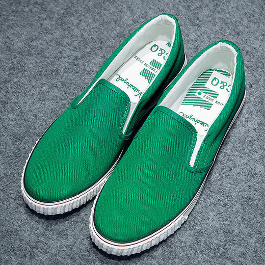 【服饰鞋包】新款夏季男士低帮帆布鞋男鞋子潮流懒人鞋一脚蹬学生板鞋休闲布鞋 商品图5