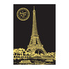 风靡韩国 雕刻时光·点亮城市刮本画 涂鸦画套装 世界名胜古迹夜景 巴黎埃菲尔铁塔 中信出版社图书 商品缩略图2