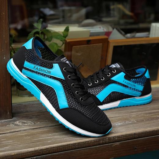 （网面鞋男）。夏季新款男士运动网鞋透气运动鞋镂空洞洞休闲跑步男鞋 商品图3