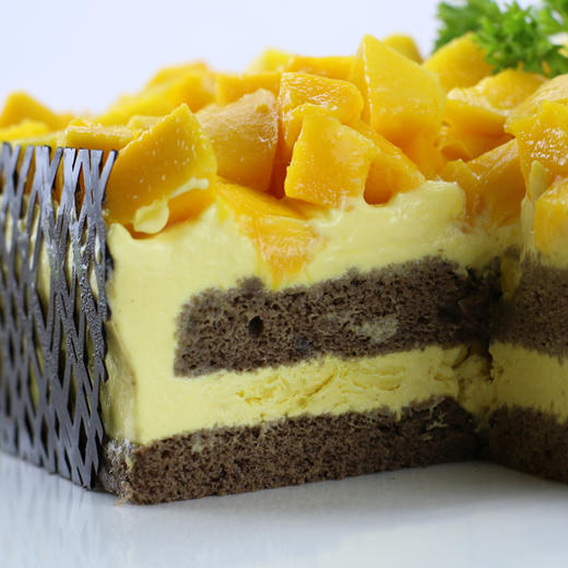 榴芒双拼-欧式慕斯蛋糕 商品图1