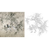 工笔花鸟白描底稿-野鸡-斗方小品册页-A317 商品缩略图0