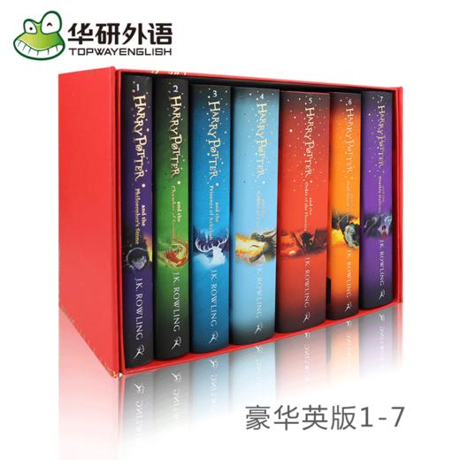 哈利波特全集全套1-7精装收藏版HarryPotter英文原版小说书籍哈利波特与魔法石死亡圣器JK罗琳搭冰与火之歌权力的游戏 商品图0