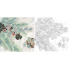 工笔花鸟白描底稿-龚文桢-斗方小品册页-A440 商品缩略图0