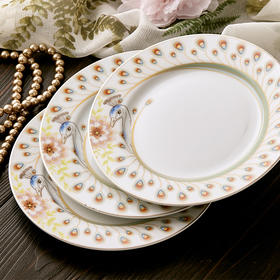 景德镇 陶瓷 国瓷红叶 56头雀之灵