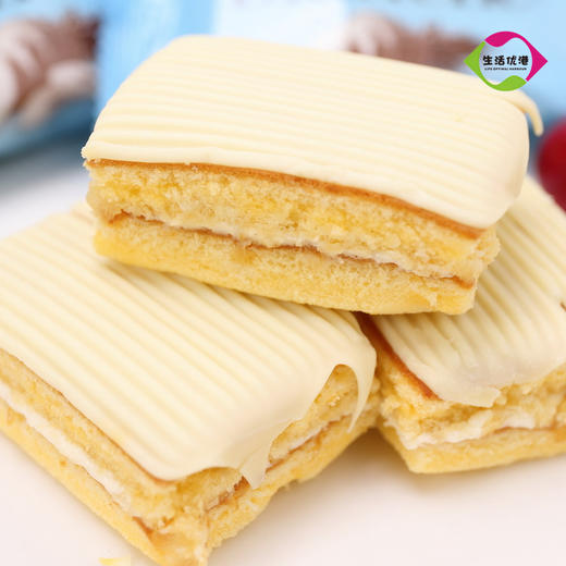 日本进口零食bourbon布尔本勃朗峰洋酒白巧克力菠萝夹心蛋糕95g