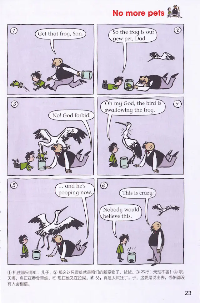 朋课《父与子》英文绘本亲子互动朗读课程 day 4