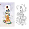 程宗元竖幅工笔人物白描底稿-神佛人物-观音佛像菩萨-B089 商品缩略图0
