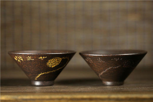 【姜刻】黑金沙杯 商品图10