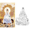 程宗元竖幅工笔人物白描底稿-观音佛像菩萨-神佛人物-B095 商品缩略图0