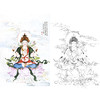 竖幅工笔人物白描底稿-观音佛像菩萨-B077 商品缩略图0