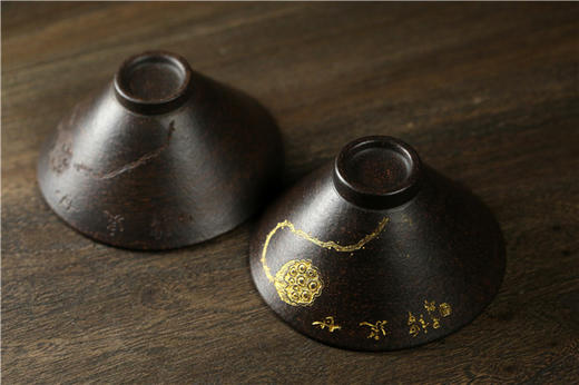 【姜刻】黑金沙杯 商品图9