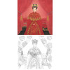 崔景哲工笔传统仕女人物白描底稿-斗方小品册页-B163 商品缩略图0