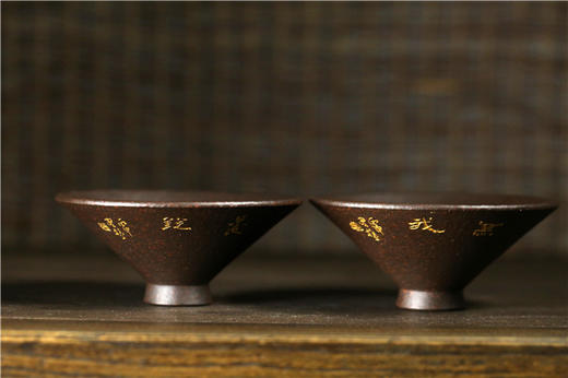 【姜刻】黑金沙杯 商品图3