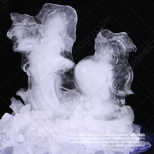 大号金鱼单面冰雕模具 刺身冰雕 琼脂雕 大型冰雕模具 商品图2