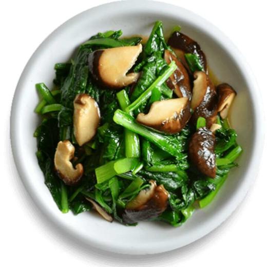 【蚝油香菇小白菜】小白菜为含维生素和矿物质最丰富的蔬菜之一