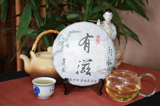 【古法活态】2015年有滋生茶357克饼茶 商品图7
