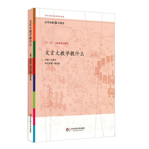 文言文教学教什么 参与式语文教师培训资源 王荣生 教育理论 商品图0