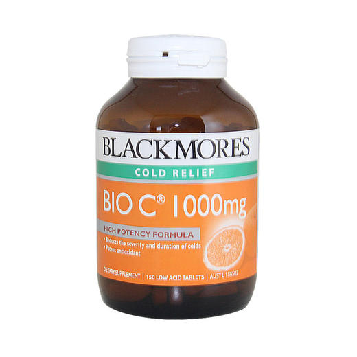 澳大利亚Blackmores澳佳宝活性维生素C1000mg*150粒/瓶 美白免疫双呵护 商品图0