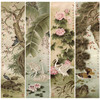 工笔花鸟白描底稿-花鸟四条屏-TP13 商品缩略图0