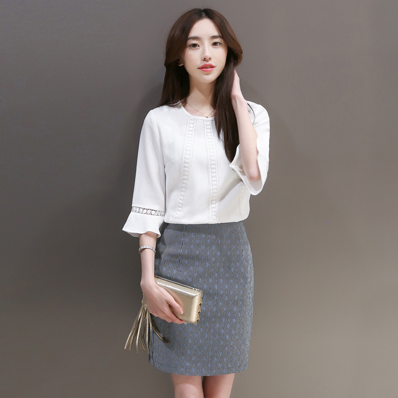 套装女 新款韩版套装裙连衣裙女韩版时尚修身显瘦两件套名媛包臀裙潮