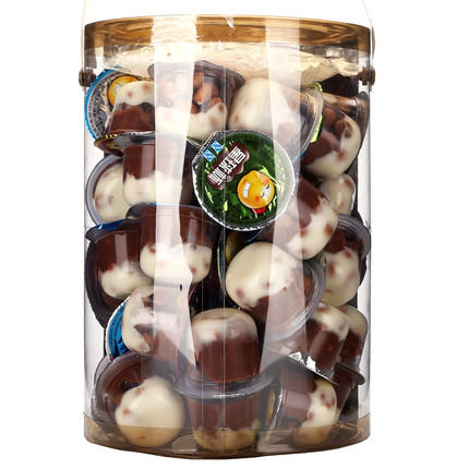 【食品酒水】甜甜乐星球杯一桶装1000g三代巧克力浆饼干粒儿童休闲零食 商品图1