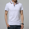 【上衣男】新品男装夏季男士短袖纯棉t恤 韩版潮流男式休闲Polo衫纯色衣服男 商品缩略图1