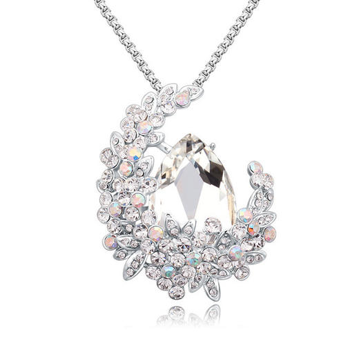 （首饰）日韩饰品长款奥地利水晶项链 新毛衣链服饰吊坠 商品图2