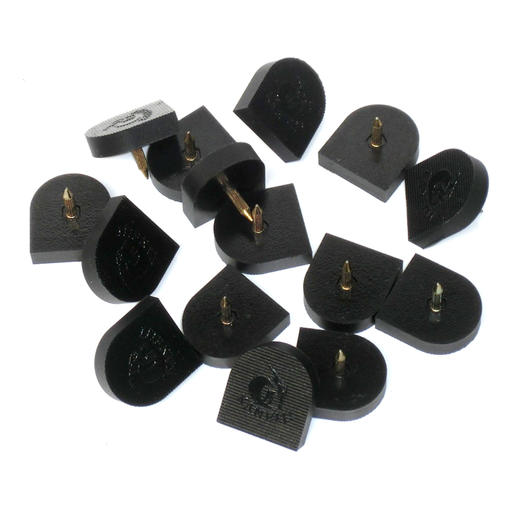 钉跟粗钉黑色10双一盒 商品图1