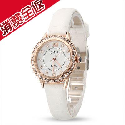 （手表）。YILI品牌包装韩版女生女表小表盘防水腕表精致水钻石英女款手表 商品图1