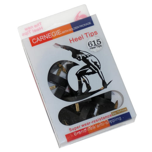 钉跟粗钉黑色10双一盒 商品图2