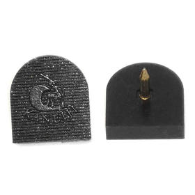 钉跟粗钉黑色10双一盒