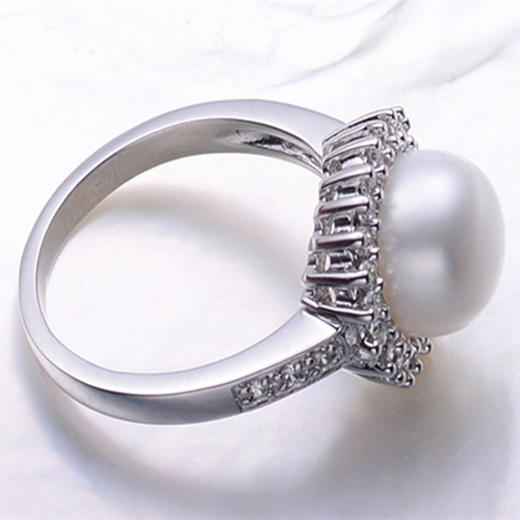 （戒指）。淡水珍珠 小饰品 韩版 925银 戒指 小礼物送女友 商品图2