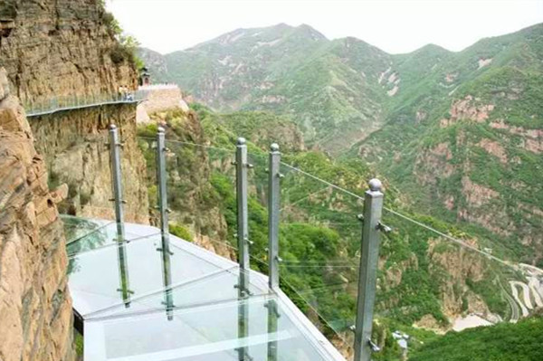 *京东大峡谷 万丈崖玻璃栈道,龙门湖,五龙潭,井门台,通天峡